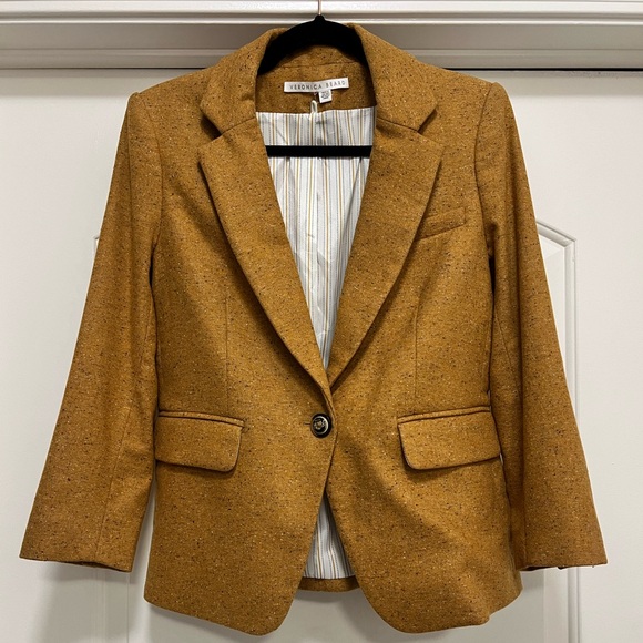 NWOT Veronica Beard Donegal Wool-Blend Tweed Blazer - Picture 7 of 17